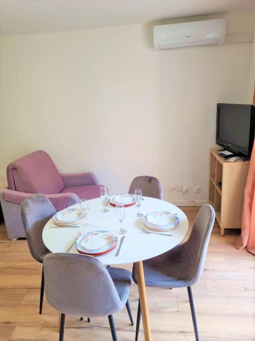 Studio Nice, Avenue Des Fleurs, Climatise 아파트 외부 사진