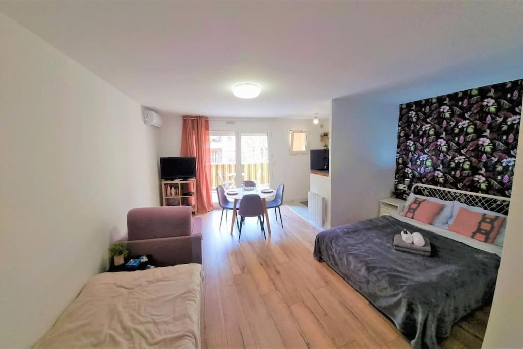 Studio Nice, Avenue Des Fleurs, Climatise 아파트 외부 사진